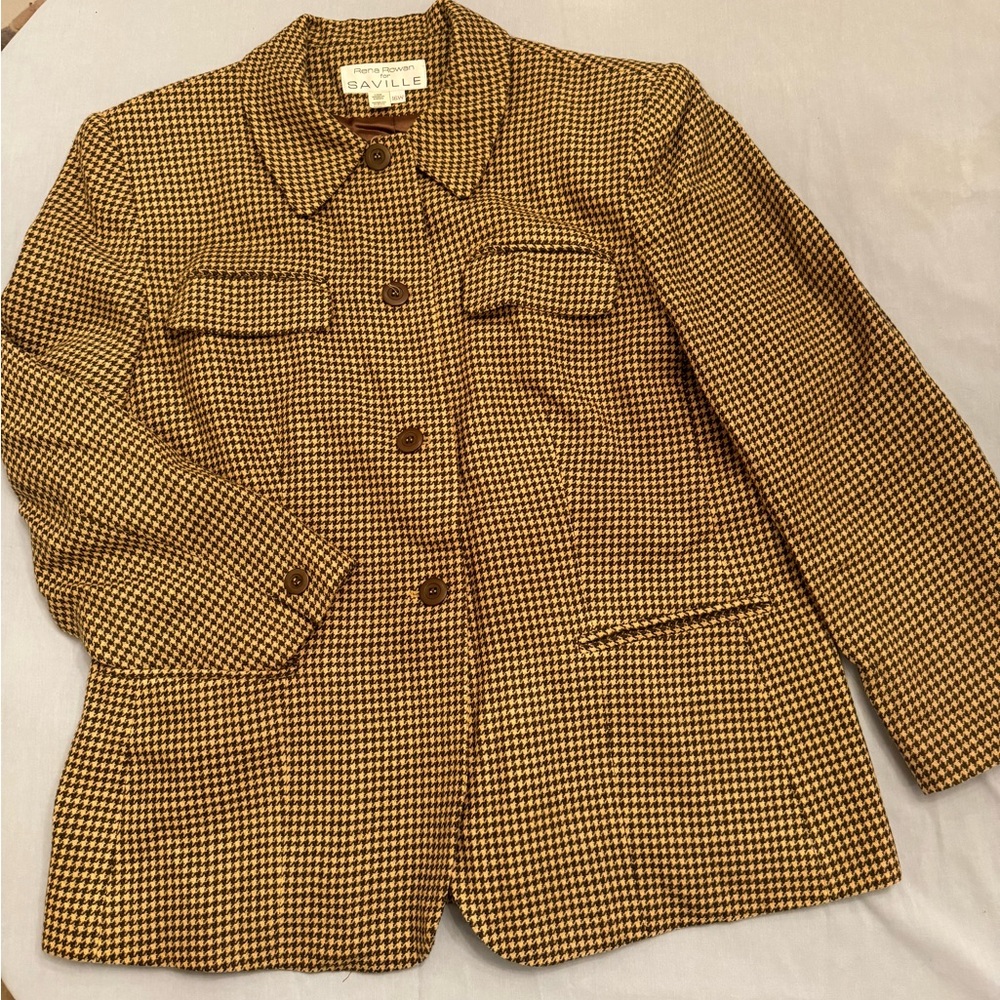 Rena Rowan for Saville NEW 16w 100% Wool Skirt Suit